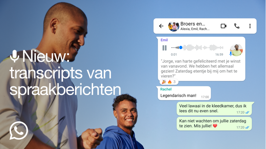 Hoe WhatsApp spraakberichten omzet naar tekst met de nieuwste update